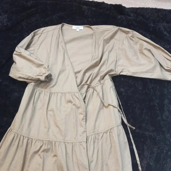 Sweet baby Jamie cotton wrap dress - Picture 1 of 12